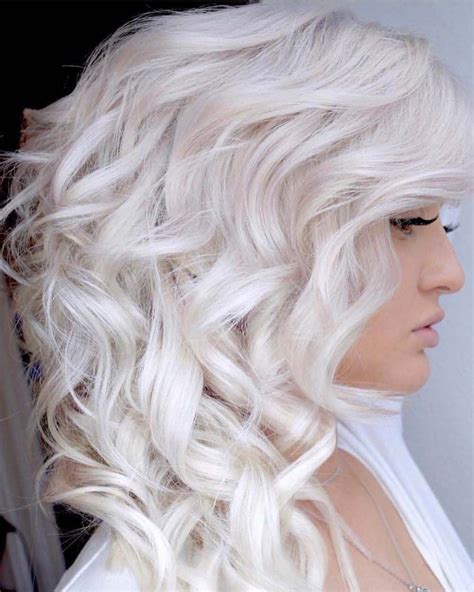 Platinum Blonde Hair Color White Blonde Hair White