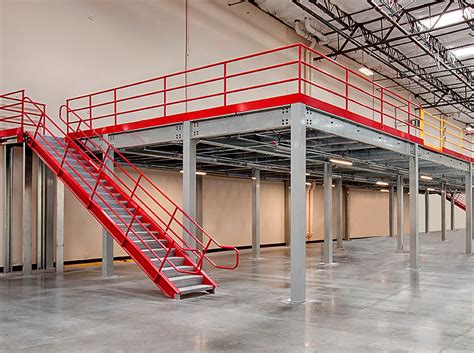 Warehouse Mezzanine And Work Platform Storage Olpin Group