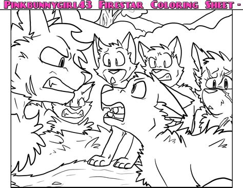 Warrior Cats Firestar Pages Coloring Pages