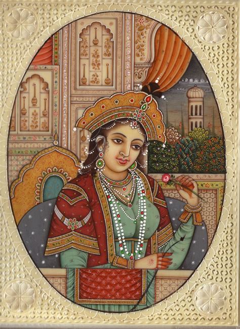 Mughal Miniature Painting Of Shahjahan Mumtaz Mahal My Xxx Hot Girl