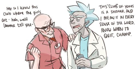 Dingustry Tumblr Com Rick And Morty Venture Bros Crossover Rick