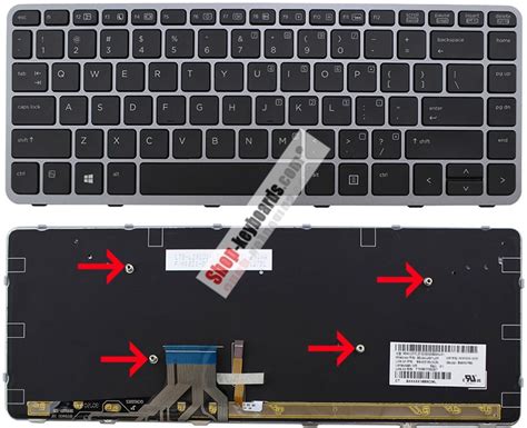 Replacement Hp Elitebook Folio 1040 G2 Laptop Keyboards With High