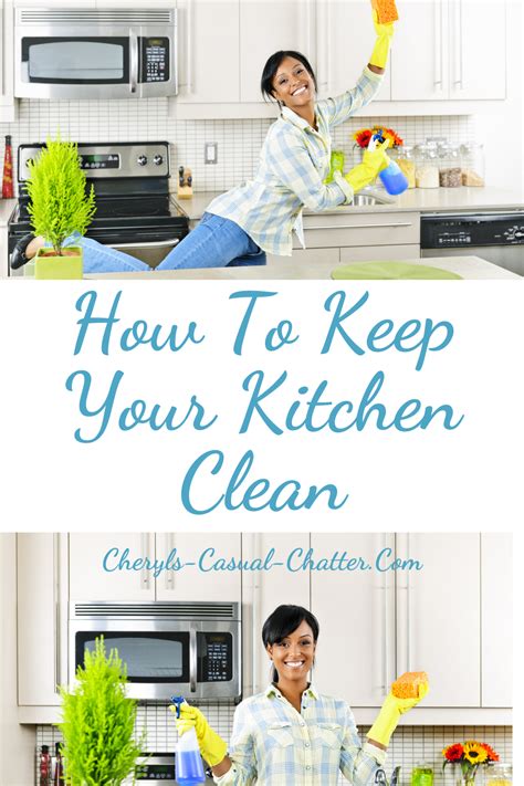 How To Keep Your Kitchen Clean Clean Kitchen Cleaning Keep It Cleaner