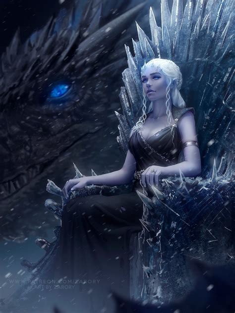 [no Spoilers] Daenerys Targaryen As The Night Queen R Gameofthrones
