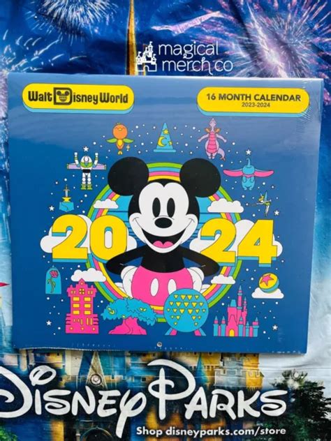 Disney Parks 2023 2024 Walt Disney World Mickey Mouse 16 Month Calendar