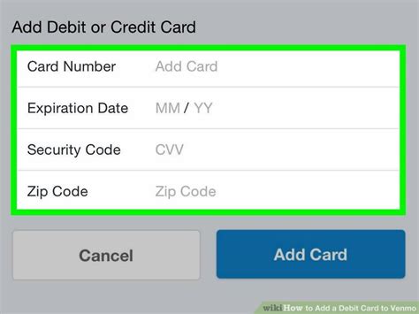 These empty cc numbers with cvv can be used on multiple places for safe and when you try to claim your free trial period on any website, most sites will ask you to submit your credit card details to proceed. How to Add a Debit Card to Venmo: 14 Steps (with Pictures)