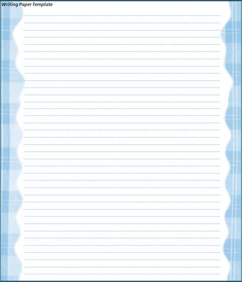 Line Paper Template Free Printable Ms Word Format