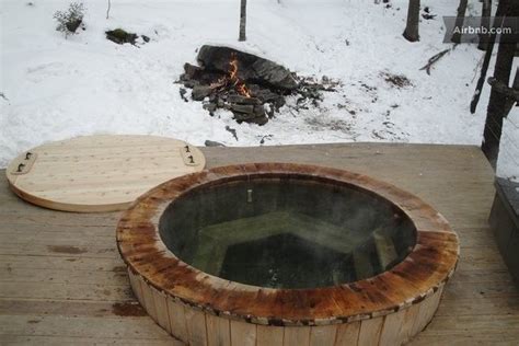 Vttreecabin Vermont Vacation Cedar Hot Tub Vermont Winter