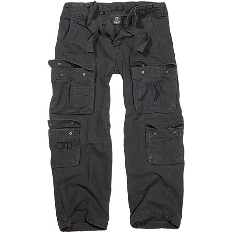 Brandit Mens Pure Vintage Police Combat Trousers Security Work Cargo Pants Black Ebay