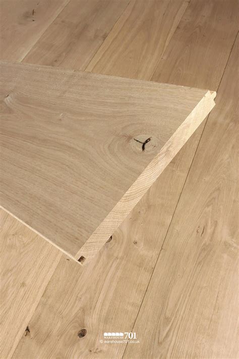 New Natural Oak Solid Wood Tongue And Groove Plank Flooring