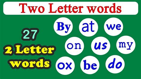 Download 2 Letter Words Two Letter Phonics Words Sight Words Pre