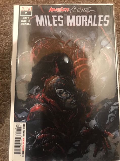 Miles Morales Absolute Carnage 2 1st App And Cover Doppelganger Miles