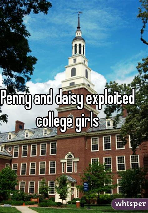 Penny And Daisy Exploited College Girls