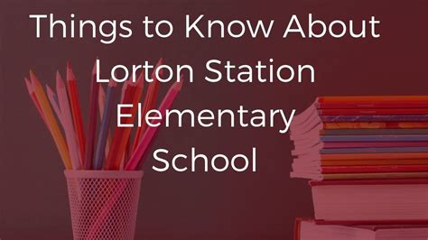 Lorton Station Elementary Fairfax County School Review Youtube