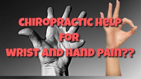 Chiropractic For Wrist And Hand Pain Los Angeles Chiropractor Youtube