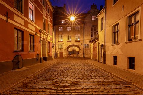 Riga The Swedish Gate Stock Image Colourbox