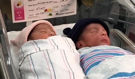California Twins Born In Two Different Years Cbs News