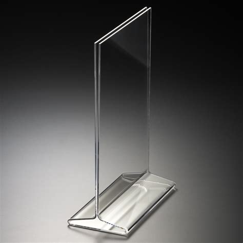 amazing clarity 5x7 inches acrylic sign holder table top menu display stand pack of 6 buy