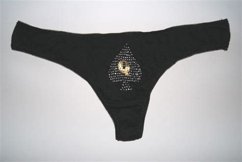 queen of spades hotwife bbc cuckold sexy qos diamante thong panties underwear ebay
