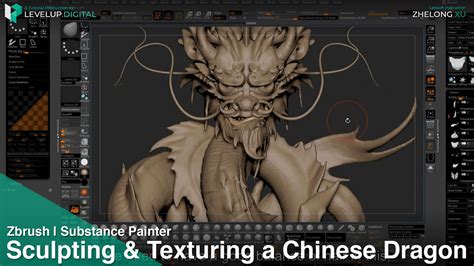 Artstation Sculpting And Texturing A Chinese Dragon Subtitled