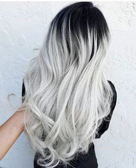 Hair Blue Silver Grey 61 New Ideas Grey Ombre Hair Hair Color