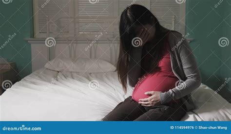 Pregnant Women Feel Depression Stock Photo Image Of Despair Chinese