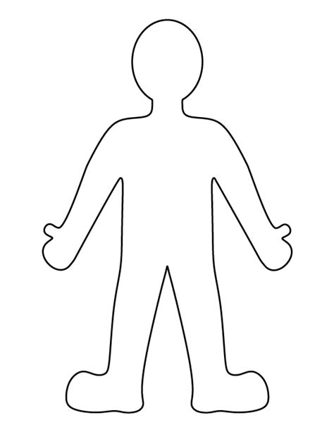Printable Person Template