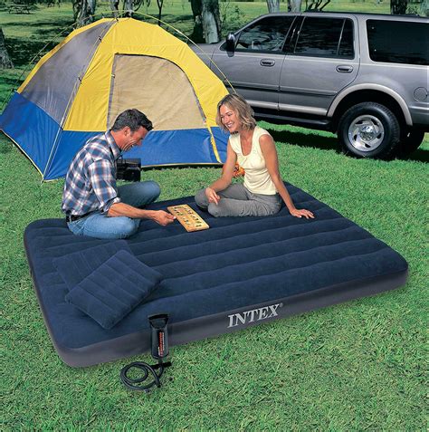 When it comes to air mattresses you can use on camping trips our favourite is the soundasleep camping series since. Camping Air Mattress Queen Size With Pillow Hand Pump ...
