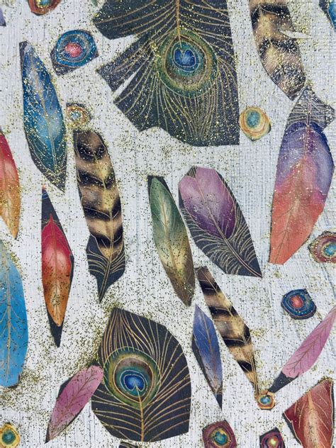 Feather Collage By Lisa Murphy Noon Manitou Made