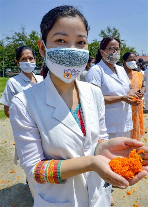 Don't bring flowers, and food for also, don't bring the children to hospital as they are more likely to get infected because they have low immunity. Coronavirus: Armed forces honour frontline workers ...