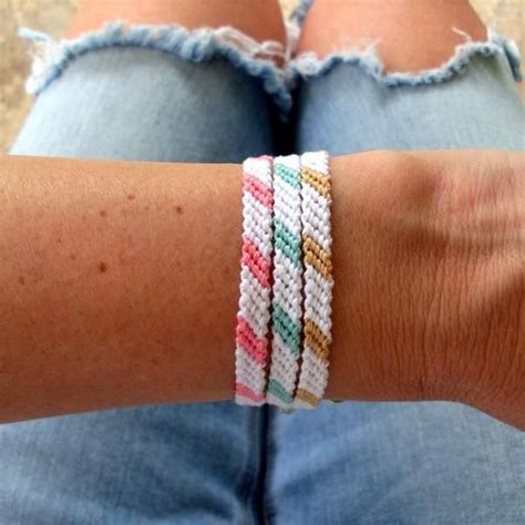 Two Color Braided Friendship Bracelets 2019 Cotton Diy