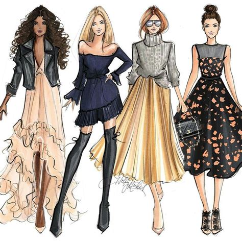 Pin By Pinner On Fashion Sketches Fashion Illustration Dresses