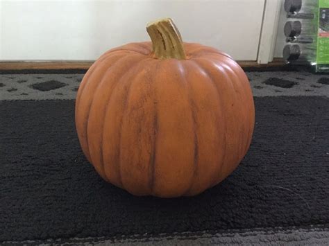 Carving Fake Pumpkins Fake Pumpkins Pumpkin Easy Diy Fall Decor