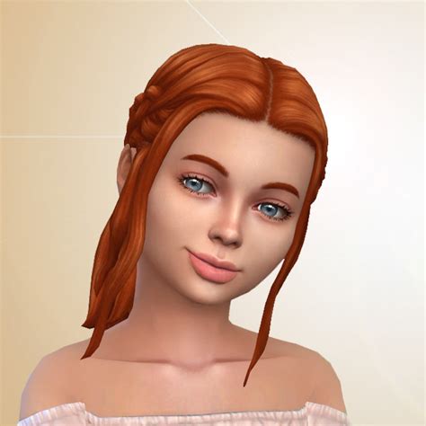 Ep09 Double Braid For Girls Screenshots The Sims 4 Create A Sim