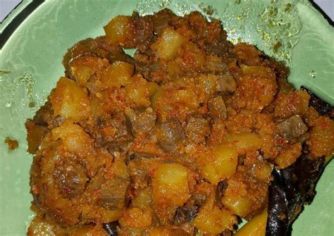 Resep masakan hati ayam dan kentang : Resep Sambal Goreng Kentang Hati Sapi oleh LanLan - Cookpad