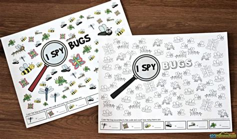I Spy Games I Spy Spy Games For Kids Bug Activities