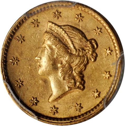 1853 G1 Ms Gold Dollars Ngc