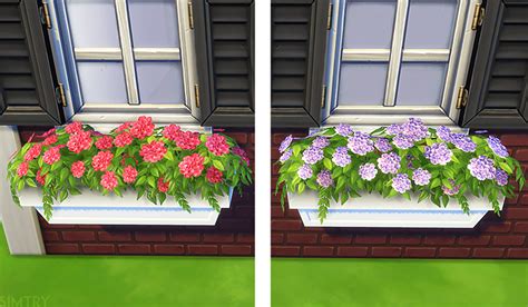My Sims 4 Blog Flower Box Edit And Recolors By Simtry
