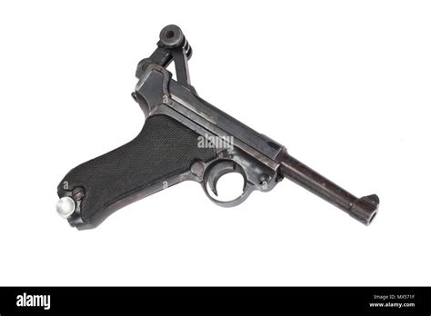Luger P08 Parabellum Handgun Isolated Stock Photo Alamy