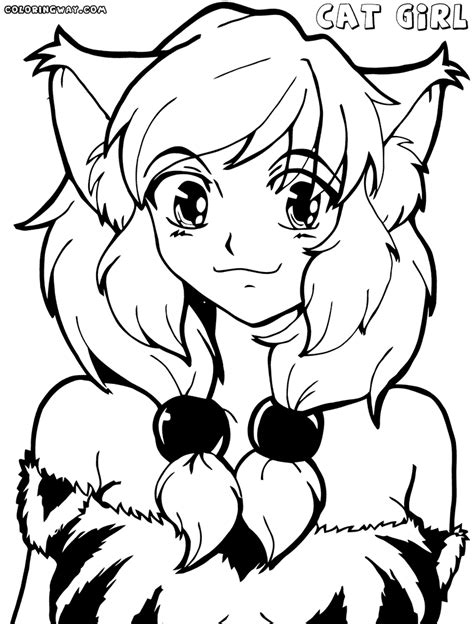 15 Anime Neko Girl Coloring Pages Printable Coloring Pages