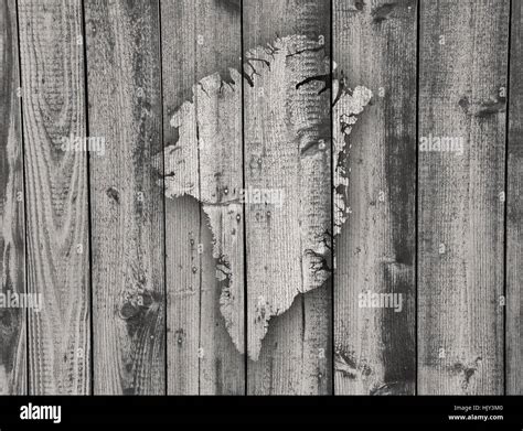 Map Of Greenland On Weathered Wood Stock Photo Alamy