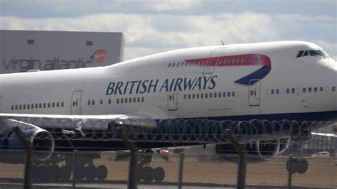 Boeing 747 Morning Arrivals Up Close Heathrow Airport Youtube