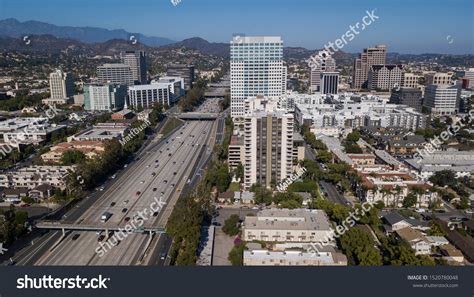 Aerial View Downtown Glendale California Stock Photo 1520780048