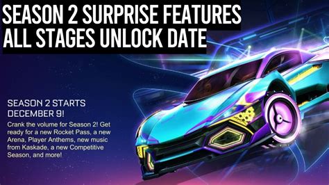 Rocket League Season 2 Surprise Features And Player Anthem Stages