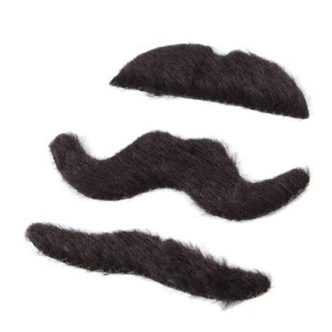 Set Of 12 Stylish Costume Party Fake Mustache Moustache Niftywarehouse