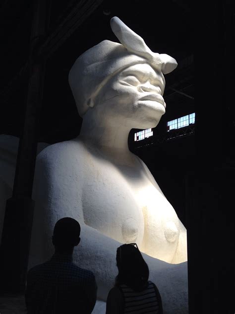 Kara Walkers Sphinx Sculpture Made Out Of Sugar At The Domino Sugar