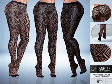 second life marketplace star outlet pantyhose anette polynesian demo maitreya applier and bom