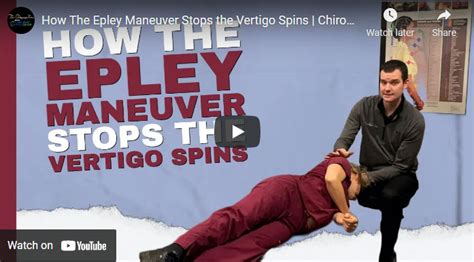 How The Epley Maneuver Stops The Vertigo Spins In Springfield Il