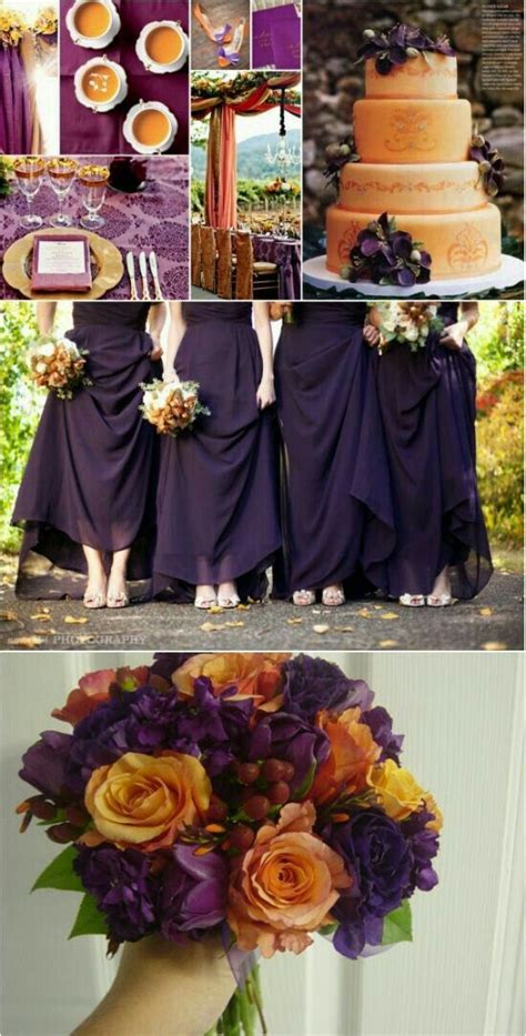 Pin By Lauren Nicole On Burnt Orange And Purple Vow Renewal Wedding