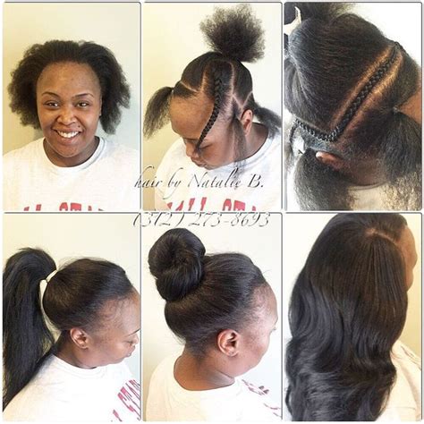 Want To Wear Your Sew In In A High Bun Or Ponytail No Problem Perfect